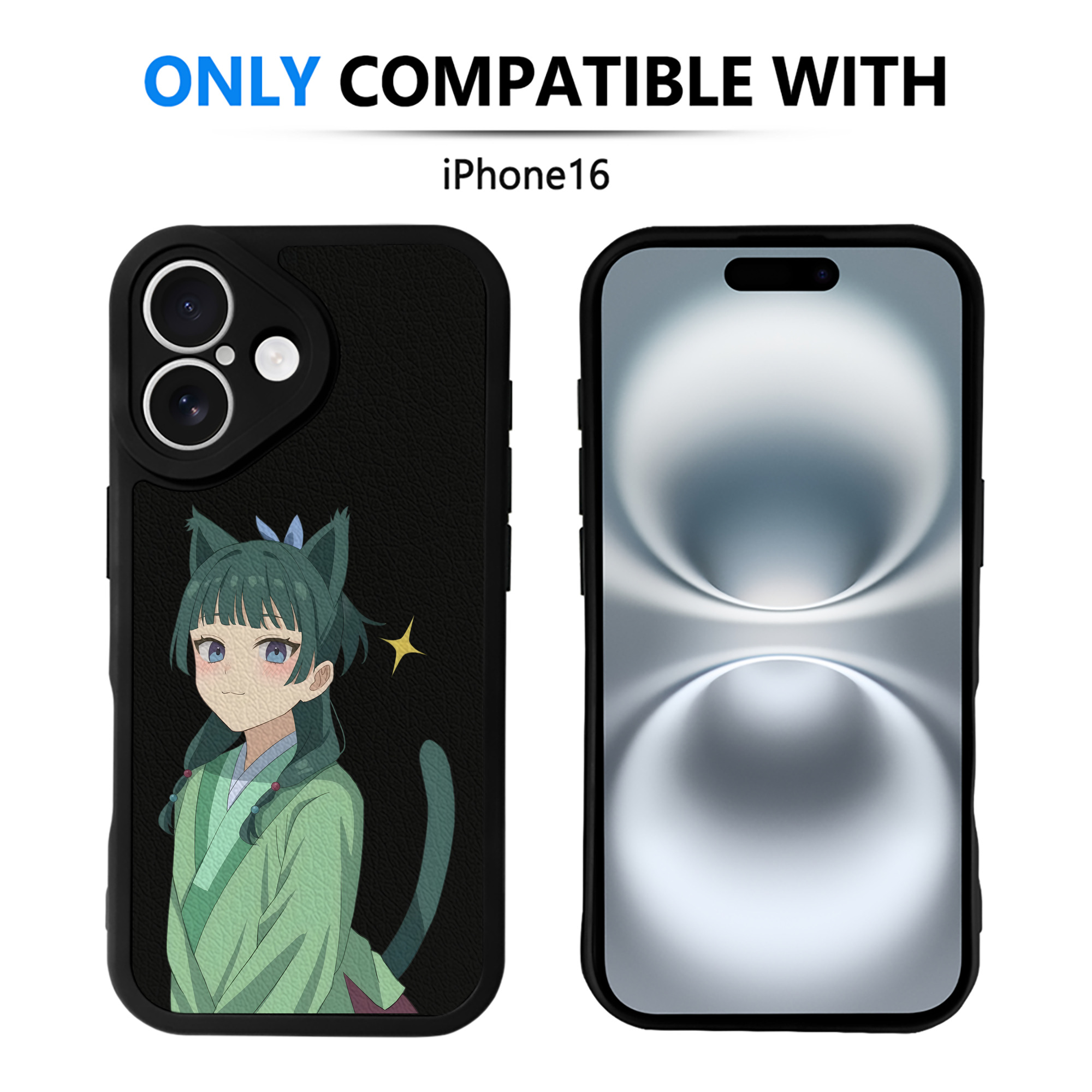 薬屋のひとりごと The Apothecary Diaries 【iPhone 16シリーズ対応】シリコンスマホケース（レザー調） 材質：シリコン
